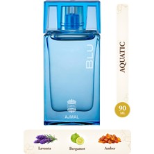 Ajmal Blu Edp Kadın Parfüm 90 ml | Fresh ve Çiçeksi | Bergamot, Karpuz, Yasemin, Amber
