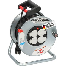 1001 Garant S 4 Ihraç Makarası (25 M – Çelik Sac, Iç Mekanlarda Kullanım, Made In Germany) Gümü