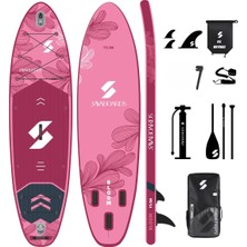 1001 Savaboards Bloom Premium Şişme Paddle Board Sup Seti 335 x 86 x 15 cm – Hd Woven Drop Stitch, Ho