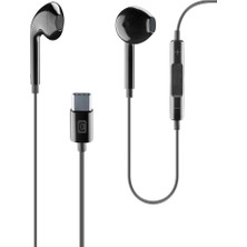 Cellularline Orbit Type-C Kablolu Kulak Içi Kulaklık - Siyah