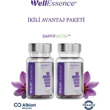 WellEssence Safran+ 2 Kutu Takviye Edici Gıda Magnezyum ve B6 Vitamini ile 11 Yaş Üstü İçin