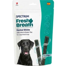 Spectrum Fresh Breath Dental Sticks Naneli ve Yeşil Çaylı Büyük Irk Köpek Ödül Maması 270 gr (7'li)
