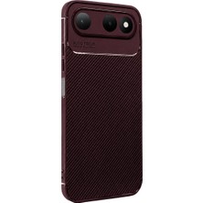 Twin Store Newface Tecno Spark 50 5g Auto Focus Karbon Kapak - Bordo