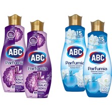 Abc Konsantre Çamaşır Yumuşatıcısı 1440 ml  Lotus ve Yasemin 4 Lü Karma Paket