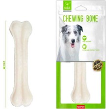 Nunbell Köpek Ödülü Beyaz Pres Kemik 25 cm 1 Ad