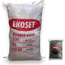 Ekoset Toptan Siyah Toka Lastiği 12 kg