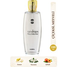 Ajmal Raindrops Fleur Intense Edp Kadın Parfüm 100 ml | Çiçeksi ve Miskli | Armut, Yasemin, Orkide, Sandal Ağacı