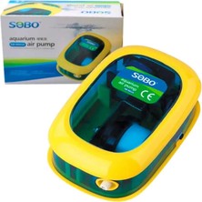 Sobo Akvaryum Hava Motoru Tek Çıkış 3,5W 4,5 Lt/min SB-9903A