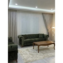 Nivemes Home Nivemeshome Assos Jakar 507V2 Bej 1/3 Pileli Fon Perde Apm