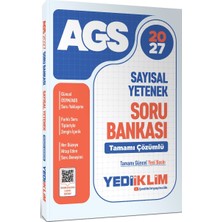 Yediiklim Yayınları 2027 Meb Ags Sayısal Yetenek Tamamı Çözümlü Soru Bankası KPSS Sınıfı İçin