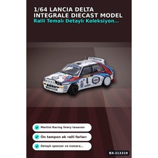 MiraLive 1/64 Diecast Lancia Delta Integrale 1992 Monte Carlo Birincisi Auriol Model Araba BX-313319