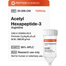 Peptide Sciences Acetyl Hexapeptide-3 (Argireline) 200MG (Topical)