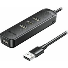 Ugreen 20488 CM456 5gbps Veri Transfer Hızı Usb-A 3.0 4 Port Bağlantı Noktalı Hub Çoklayıcı Siyah 1.5metre