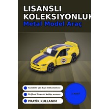 Ototechparca 1 Adet Sarı-Lacivert 1:64 Die-Cast Metal Model Araba 7.5 cm Fenerbahçe Koleksiyon BX-313390