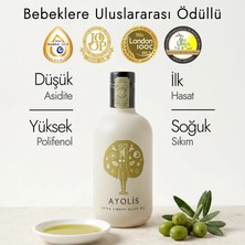 Ayolis Premium Anne Bebek Çocuk Zeytinyağı 500 Ml Ödüllü Yüksek Polifenollü İlk Hasat Soğuk Sıkım Natürel Sızma Zeytinyağı