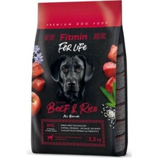 Fitmin Dog For Life Beef & Rice Sığır Etli ve Pirinçli Yetişkin Köpek Maması 2,5 kg