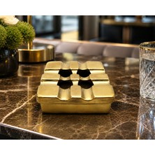 Brondoff Pirinç Gold Kare Kül Tabak