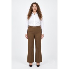 Proto Kadın Kışlık Kumaş Pantolon Balık Srtı İspanyol Paça BGL-ST01072