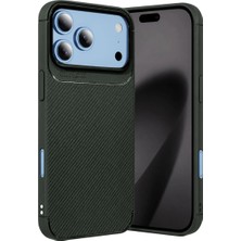 Zenviaa Newface Apple Iphone 18 Pro Max Auto Focus Karbon Kapak - Yeşil ZENVIAAC12