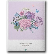 Floral Design Dekoratif Kanvas Duvar Tablosu