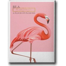Flamingo Dekoratif Kanvas Duvar Tablosu