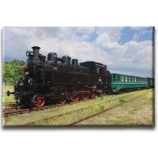 Kara Tren Dekoratif Kanvas Duvar Tablosu