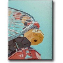 Lunapark Dekoratif Kanvas Duvar Tablosu
