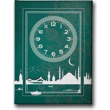 Istanbul Saatli Dekoratif Duvar Tablosu