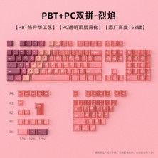 Silabor Klavye Keycaps Tuş Başlıkları, 153 Tuş, Pbt Boya Süblimasyonlu Pc Mekanik Klavye Uyumludur.