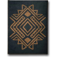 Motif Dekoratif Kanvas Duvar Tablosu