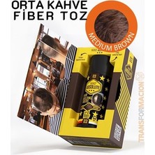 Modacar Saç Dolgunlaştırıcı Fiber Topik Toz Orta Ton Kahverengi 721497