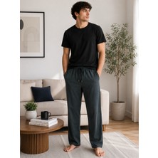 Formo Erkek %100 Doğal Pamuk Yüksek Kaliteli Rahat Kalıp Basic Pijama Takımı