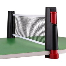 MidasTech  Teleskopik Taşınabilir Kaymaz Ping Pong Masa Tenisi Filesi Aparatı