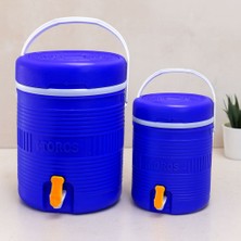 Royaleks Yuvarlak Plastik Termos Seti 14L+6L Musluklu