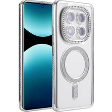 Elivora Newface Xiaomi Redmi Note 15 Pro 5g Joke Simli Magneticsafe Kılıf - Gümüş