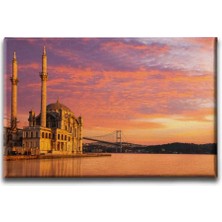 Istanbul Buyuk Mecidiye Cami Islami Hat Sanatı Kanvas Tablo