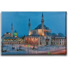 Mevlana Türbesi ve Sultan Selim Camii Islami Hat Sanatı Kanvas Tablo