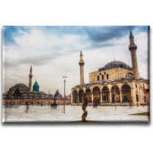 Mevlana Müzesi ve Sultan Selim Camii Islami Hat Sanatı Kanvas Tablo