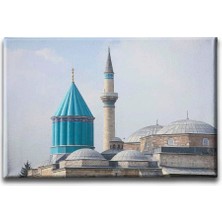 Mevlana Müzesi Islami Hat Sanatı Kanvas Tablo