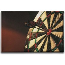 Dart Dekoratif Kanvas Duvar Tablosu