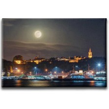 Istanbul City Dekoratif Kanvas Duvar Tablosu