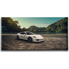 Porsche Panoramik Kanvas Duvar Tablosu