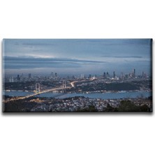 Istanbul Panoramik Kanvas Duvar Tablosu
