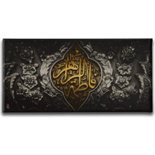 Hz. Fatima Dekoratif Kanvas Duvar Tablosu