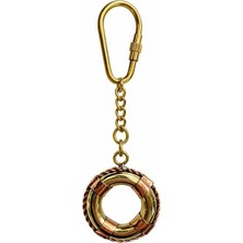 Marsilyan™- Pirinç Simit Anahtarlık 2475