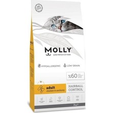 Molly Tavuklu ve Hamsili Yetişkin Kedi Maması 2 kg