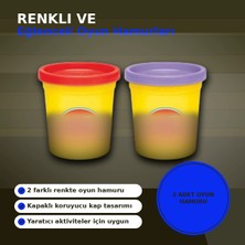 Marsilyan Yaratıcılığı Geliştiren 2'li Oyun Hamuru Seti - Rastgele Renklerle 1 Paket