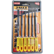 1001 Dmax 6 Parça Mini Eğe Seti – Düz, Yuvarlak, Yarı Dairesel, Kare, Üçgen ve Oval Eğe Çeşitl