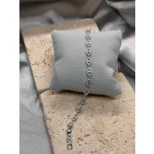 Bade Jewelry Xuping Silver Messika Model Su Yolu Kararmaz Çelik Bileklik 17+2 cm