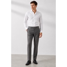 Bihan Store Premium Mikro Desenli Erkek Kumaş Kuş Gözü Pantolon MC321-GRI